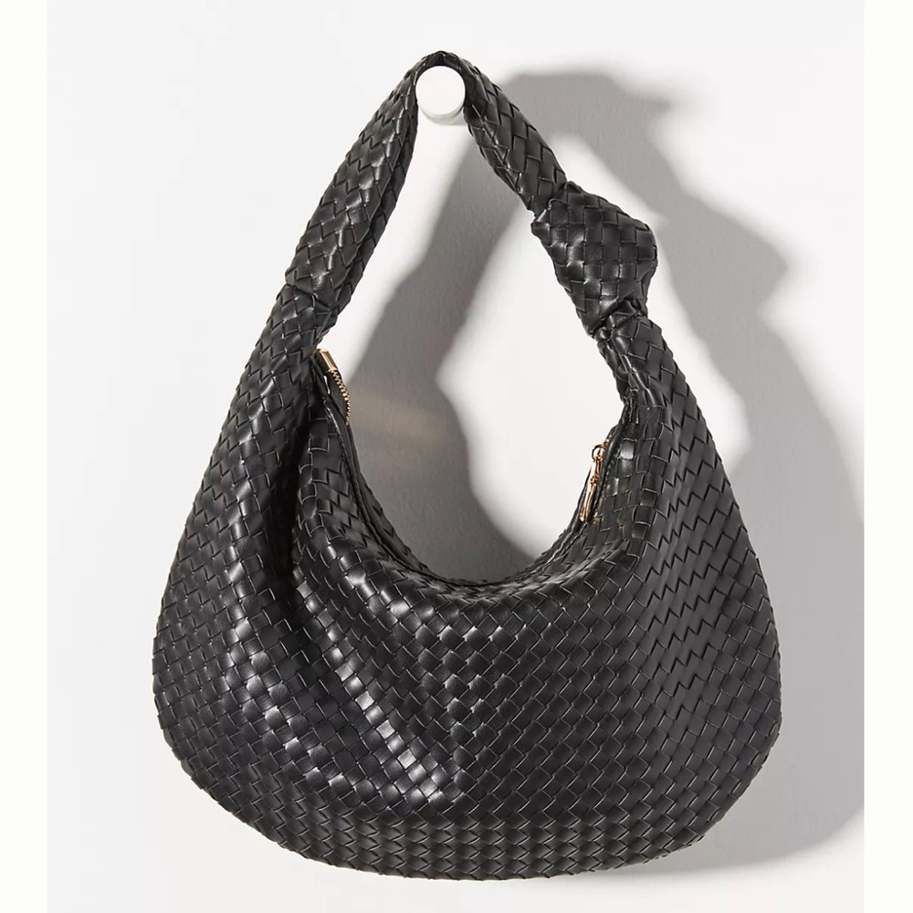 NWT Anthropologie Melie Bianco The Brigitte Satchel black